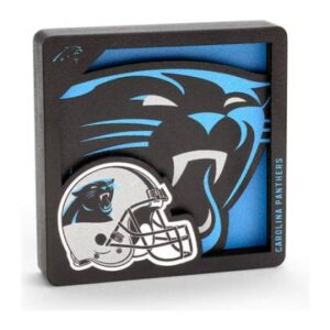 NFL Carolina Panthers 3D Logo Series Magnets