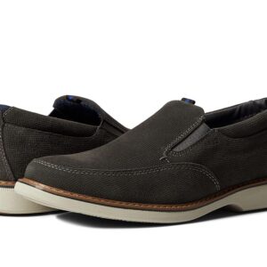 Nunn Bush Otto Plain Toe Slip-On (Gray) Men's Shoes