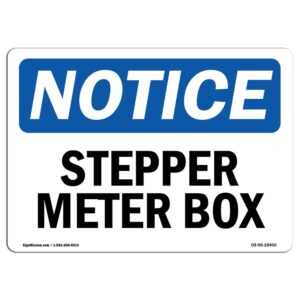OS-NS-A-710-L-18460 7 x 10 in. OSHA Notice Sign - Stepper Motor Box