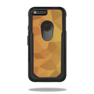 OTCGOPIXL-Red Orange Polygon Skin for Otterbox Commuter Google Pixel XL 5.5 in. Case Wrap Cover Sticker - Red Orange Polygon