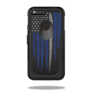 OTCGOPIXL-Thin White Line Skin for Otterbox Commuter Google Pixel XL 5.5 in. Case Wrap Cover Sticker - Thin White Line
