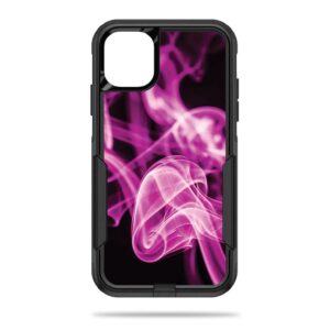 OTCIP11-Pink Flames Skin Decal Wrap for OtterBox Commuter iPhone 11 Sticker - Pink Flames