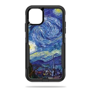 OTCIP11-Starry Night Skin Decal Wrap for OtterBox Commuter iPhone 11 Sticker - Starry Night