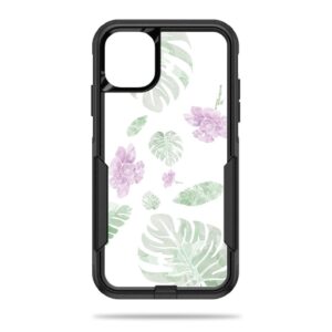 OTCIP11-Water Color Flowers Skin Decal Wrap for OtterBox Commuter iPhone 11 Sticker - Water Color Flowers