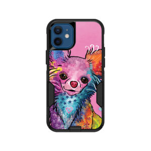 OTCIP12MI-Chihuahua Rainbow Skin for OtterBox Commuter iPhone 12 Mini - Chihuahua Rainbow