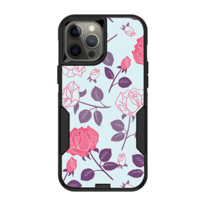 OTCIP12PRM-Vintage Floral Skin for OtterBox Commuter iPhone 12 Pro Max - Vintage Floral