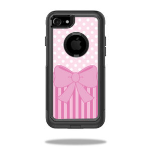 OTCIP7-Pink Present Skin for Otterbox Commuter iPhone SE 2020 7 & 8 Case Wrap Cover Sticker - Pink Present