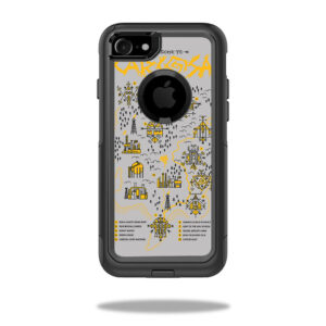 OTCIP8-detective map Skin for Otterbox Commuter iPhone SE 2020 7 & 8 - Detective Map