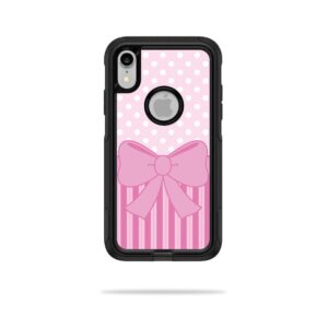 OTCIPXR-Pink Present Skin Decal Wrap for OtterBox Commuter iPhone XR Case Sticker - Pink Present