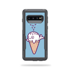 OTCOSG10-Whale Ice Cream Skin for Otterbox Commuter Samsung Galaxy S10 - Whale Ice Cream