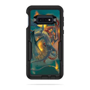 OTCOSG10E-Dragon Clash Skin for Otterbox Commuter Samsung Galaxy 10E - Dragon Clash