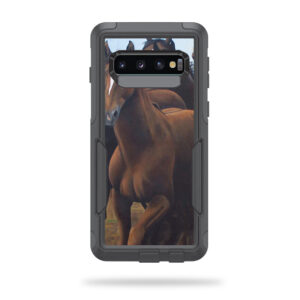 OTCOSG10PL-Horse Stampede Skin for Otterbox Commuter Samsung Galaxy S10 Plus - Horse Stampede