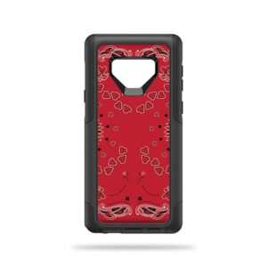 OTCSGNOT9-Bandana Skin Decal Wrap for OtterBox Commuter Galaxy Note 9 Sticker - Bandana