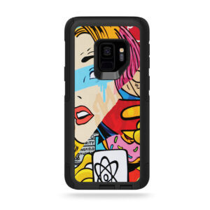 OTCSGS9-cartoon mania Skin for Otterbox Commuter Samsung Galaxy S9 - Cartoon Mania
