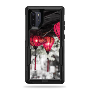 OTCSNO10PL-Red Lanterns Skin for Otterbox Commuter Samsung Galaxy Note 10 Plus - Red Lanterns