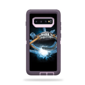 OTDESG10PL-Hockey Monster Skin for Otterbox Defender Samsung Galaxy S10 Plus - Hockey Monster