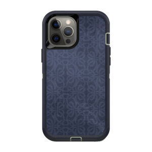 OTDIP12PRM-Charcoal Lattice Skin for OtterBox Defender iPhone 12 Pro Max - Charcoal Lattice