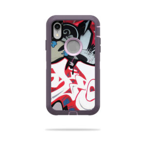 OTDIPXR-Graffiti Mash Up Skin for Otterbox Defender iPhone XR Case - Graffiti Mash Up