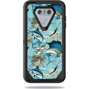 OTDLGG6-Island Fish Skin for Otterbox Defender LG G6 Case - Island Fish