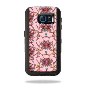 OTDSGS6-Flower Crown Skin for Otterbox Defender Galaxy S6 Case Wrap Cover Sticker - Flower Crown