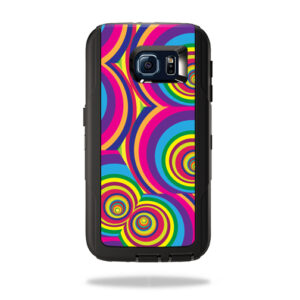 OTDSGS6-Groovy 60s Skin for Otterbox Defender Samsung Galaxy S6 Case Wrap Cover Sticker - Groovy 60S