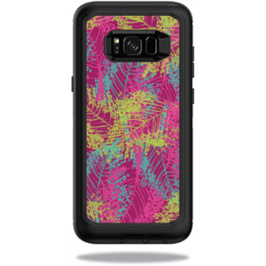 OTDSGS8PL-Magenta Summer Skin for Otterbox Defender Samsung Galaxy S8 Plus Case Wrap Cover Sticker - Magenta Summer