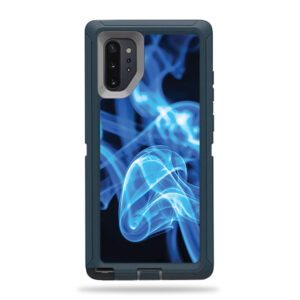 OTDSNO10PL-Blue Flames Skin for Otterbox Defender Samsung Galaxy Note10 Plus - Blue Flames