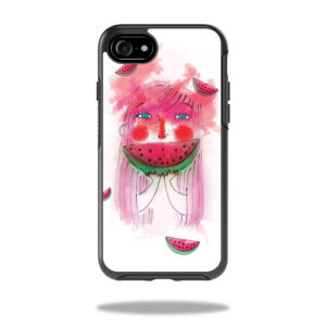 OTSIP7-July Watermelon Skin for Otterbox Symmetry iPhone SE 2020 7 & 8 Case Wrap Cover Sticker - July Watermelon