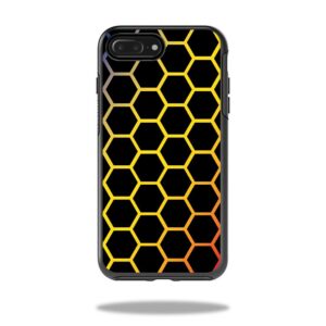 OTSIP7PL-Primary Honeycomb Skin Decal Wrap for OtterBox Symmetry iPhone 7 Plus Case - Primary Honeycomb
