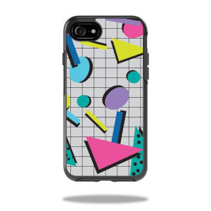 OTSIP8-Awesome 80s Skin for Otterbox Symmetry iPhone SE 2020 7 & 8 - Awesome 80S