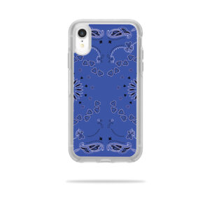 OTSIPXR-Blue Bandana Skin for Otterbox Symmetry iPhone XR Case - Blue Bandana