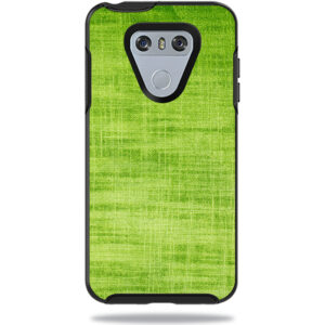 OTSLGG6-Green Fabric Skin for Otterbox Symmetry LG G6 Case Wrap Cover Sticker - Green Fabric