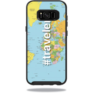 OTSSGS8PL-Traveler Skin for Otterbox Symmetry Samsung Galaxy S8 Plus Case - Traveler