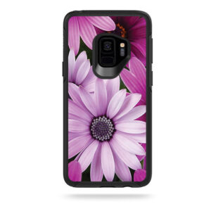 OTSSGS9-Purple Flowers Skin for Otterbox Symmetry Galaxy S9 - Purple Flowers
