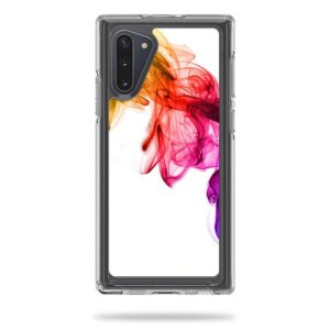 OTSSNO10-Rainbow Smoke Skin Decal Wrap for OtterBox Symmetry Samsung Galaxy Note10 Sticker - Rainbow Smoke
