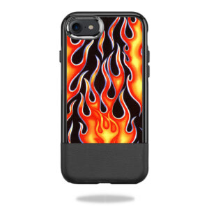 OTSTIP7-Hot Flames Skin for Otterbox Statement iPhone 7 & 7S Case Wrap Cover Sticker - Hot Flames