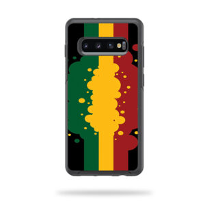 OTSYSG10PL-Rasta Flag Skin for Otterbox Symmetry Samsung Galaxy S10 Plus - Rasta Flag