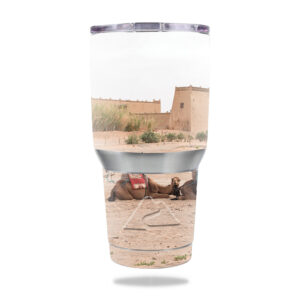 OZTUM30-Single File Camels Skin for Ozark Trail 30 oz Tumbler - Single File Camels
