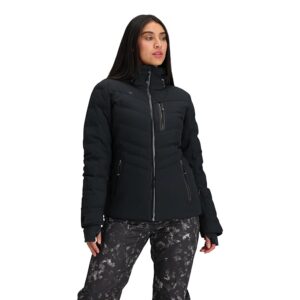 Obermeyer Cosima Down Jacket (Black) Women's Clothing