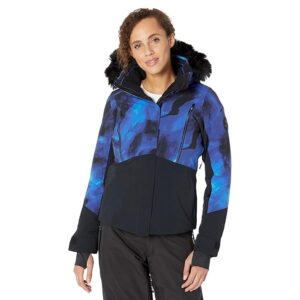 Obermeyer Evelyn Jacket w/ Faux Fur (Marianas) Women's Clothing