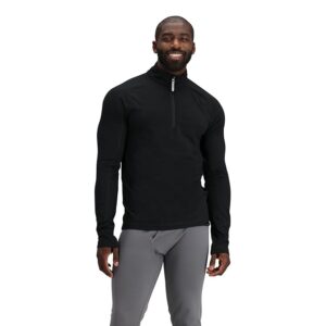 Obermeyer Flex 1/4 Zip (Black) Men's Underwear