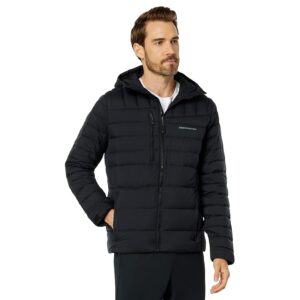 Obermeyer Klaus Down Hoodie (Black) Men's Clothing