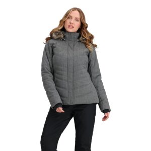 Obermeyer Tuscany II Jacket (Charcoal) Women's Clothing