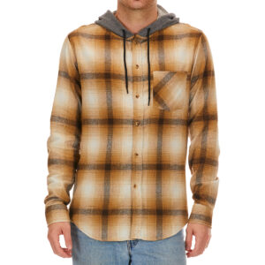 Ocean Current Young Men's Wakeman Flannel Hoodie