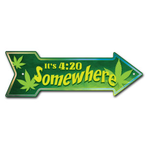 P-ARROW-999998 18 in. 420 Somewhere Arrow Sign