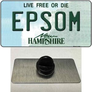 PIN-LP-12136 1.5 x 0.75 in. Epsom Hampshire Novelty Rectangle Metal Hat Pin