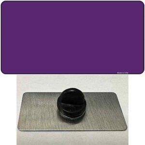 PIN-LP-2714 1.5 x 0.75 in. Purple Solid Novelty Rectangle Metal Hat Pin