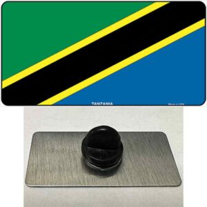 PIN-LP-4159 1.5 x 0.75 in. Tanzania Flag Novelty Rectangle Metal Hat Pin