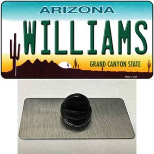 PIN-LP-4185 1.5 x 0.75 in. Williams Arizona Novelty Rectangle Metal Hat Pin