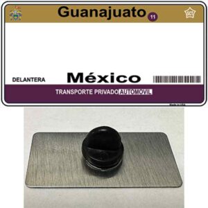 PIN-LP-4808 1.5 x 0.75 in. Guanajuato Mexico Blank Novelty Rectangle Metal Hat Pin